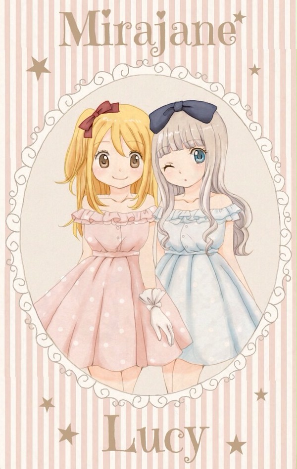 ミラちゃんとルーシィ