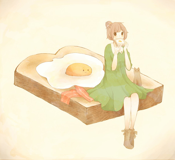 めだまやきパン。