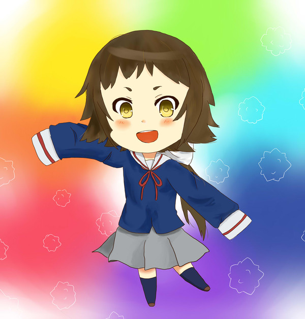 まっしろわーるど･*･:≡(　ε:)