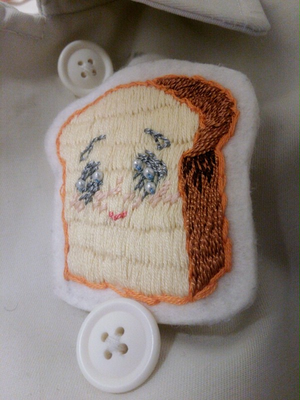 食ぱん子　のバッチ