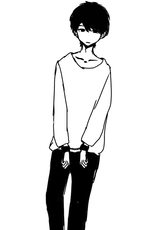 手錠×男の子