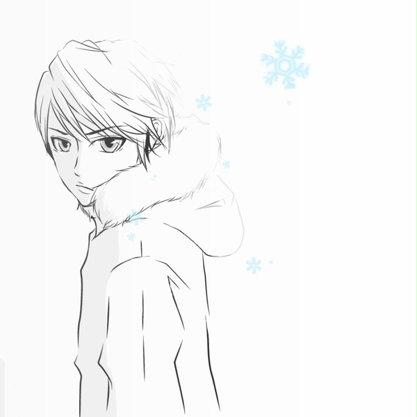 男子。