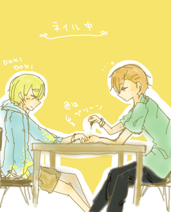 緑さんと青さん　橙さん