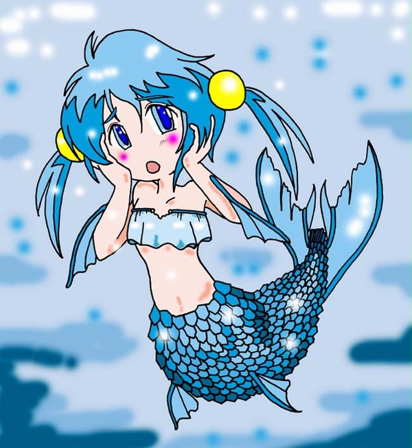 てれる人魚