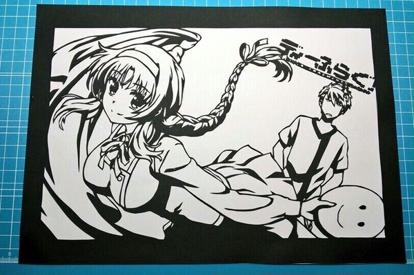 【切り絵】たかおっぱい部長可愛い