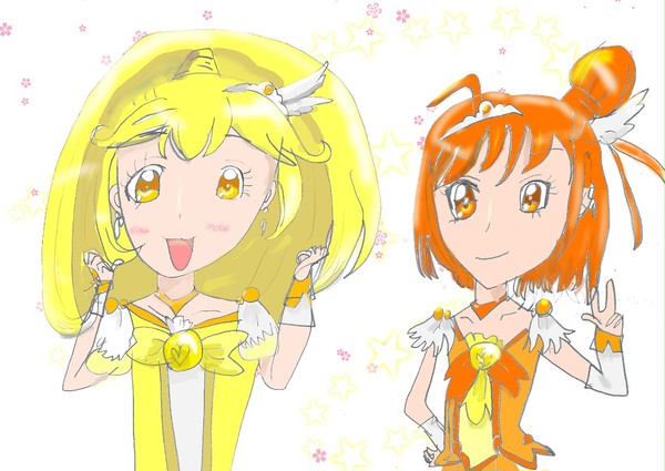 (再)キュアピースと キュアサニー