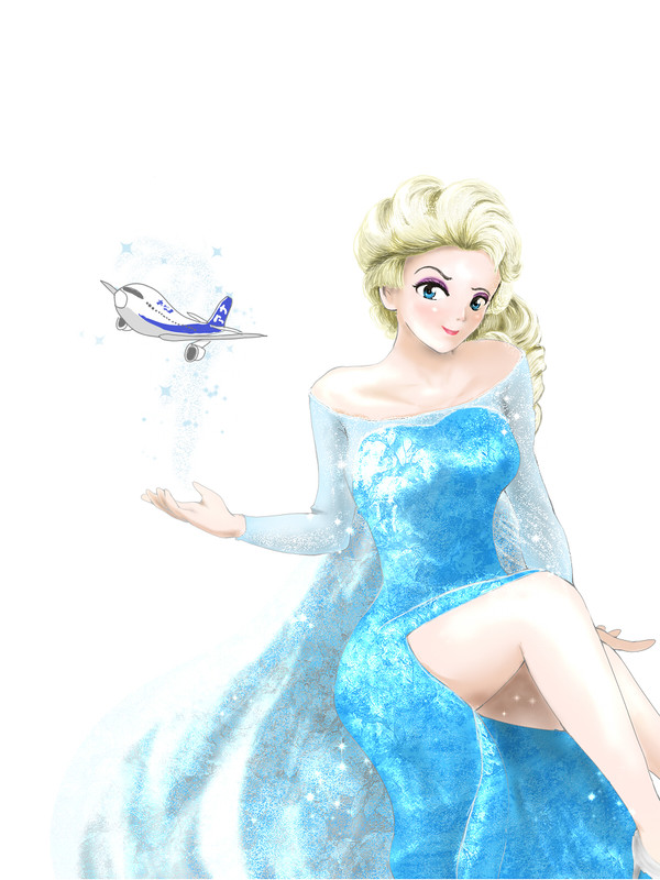 アナとエルサ