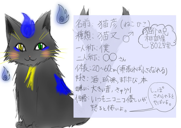 【お化けビル】猫彦【キャラシ】
