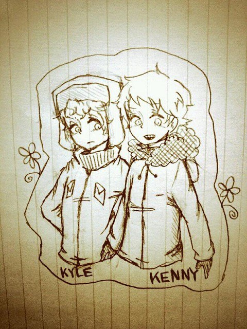 ケニーちゃん中心で落書き