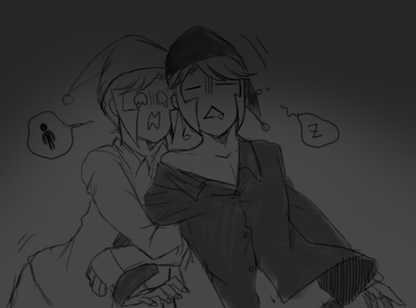 in the dark
