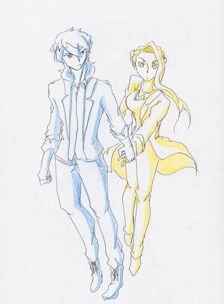 ダンウォ落書き　ジン美都メイン