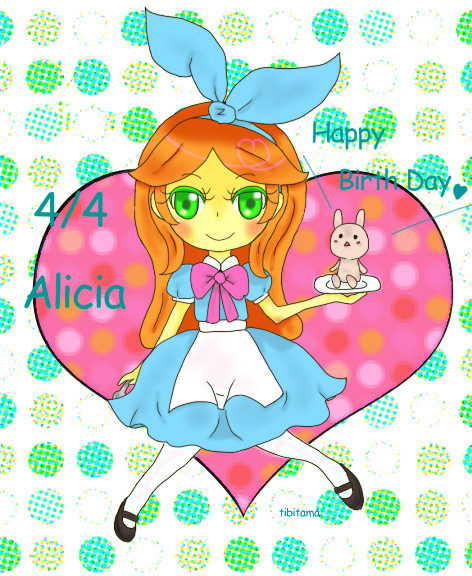 アリシアちゃんお誕生日おめでとう