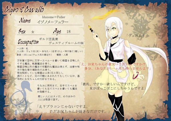 【C&C】イヅノメ=フュラー【CS】