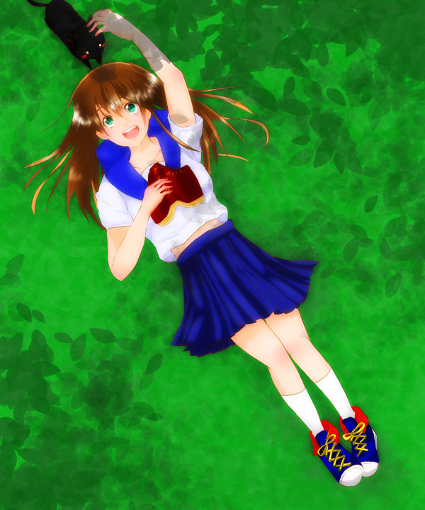 部活勧誘用セーラー服ちゃん