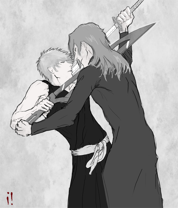 Clashing swords