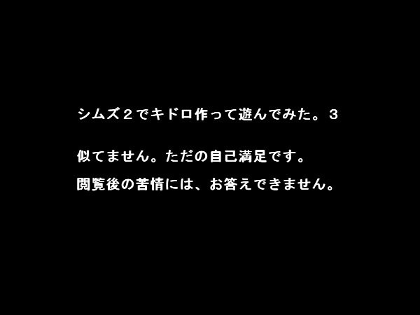 キドロでシムズ2してみた【3】