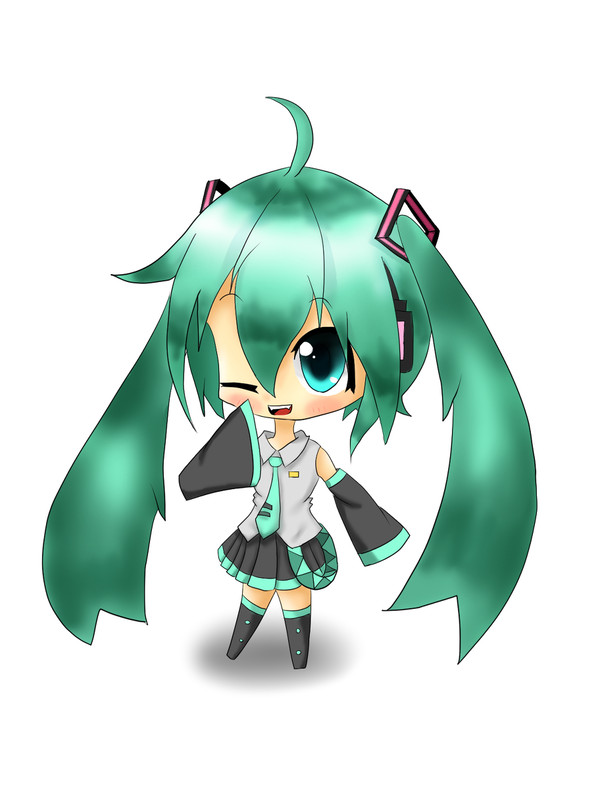 初音ミクを描いてみた