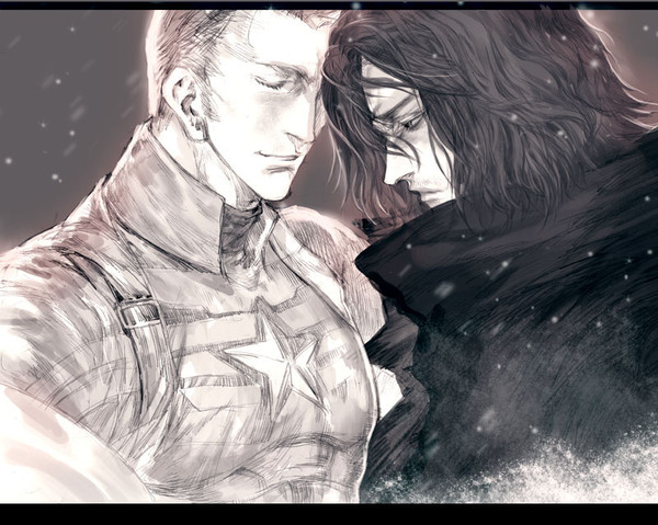 Steve and Bucky
