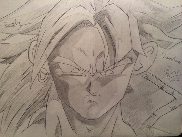 Broly with Trunks