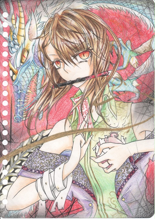 龍與除妖師少女