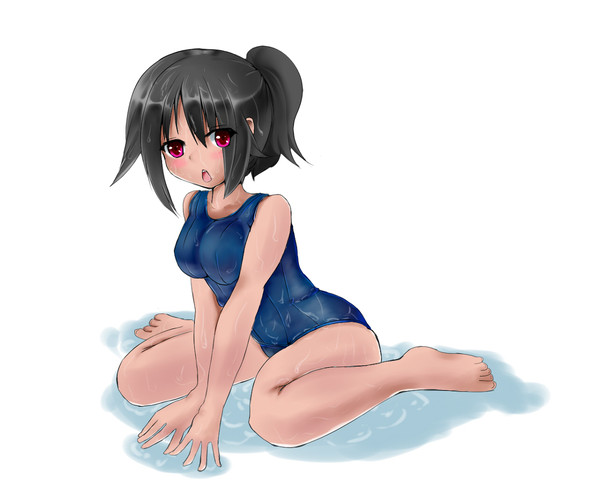 らくがきその２　スク水