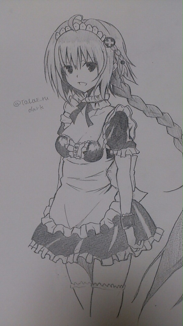 黒咲芽亜メイド服ver.