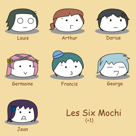 フランス６人組もち
