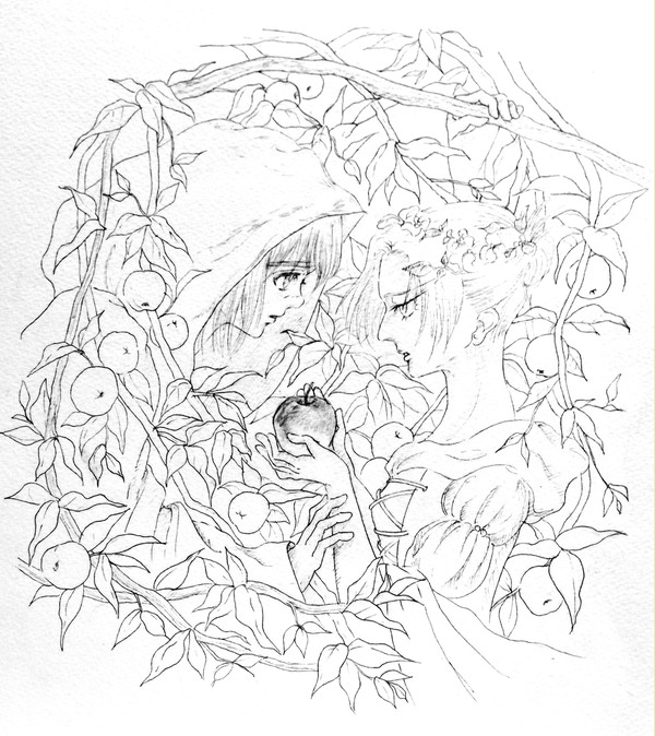 白雪姫のアルミンとアニ