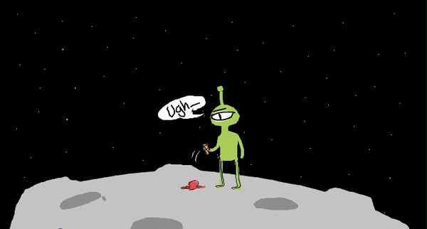 Grumpy Alien