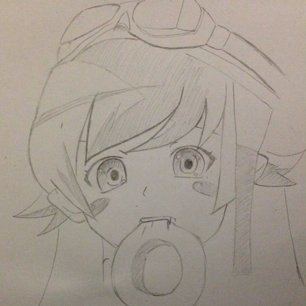 化物語より…忍野忍を描いてみた