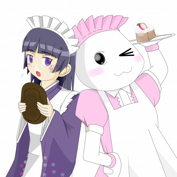 【桜白AA絵合戦】やる夫メイド【桜】