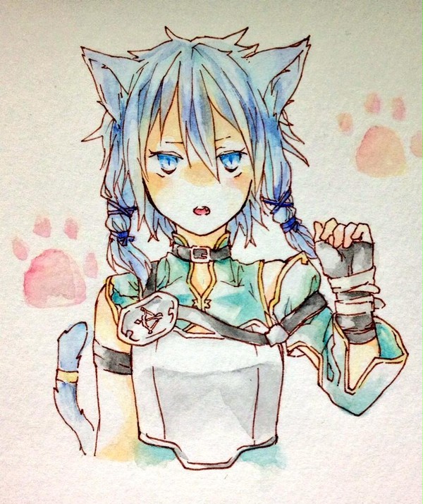 「…にゃん」