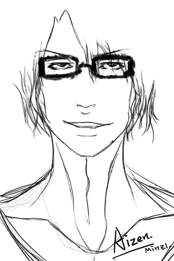 带眼镜的aizen sama！