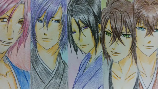 今度は5人描いてみた
