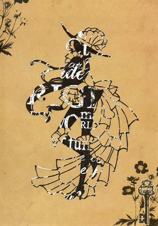 切絵　女の人　
