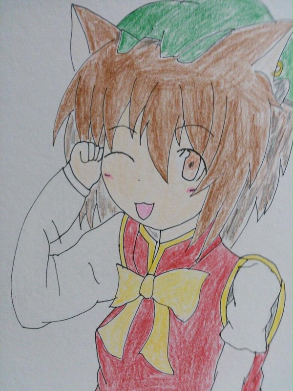 例大祭の色紙です