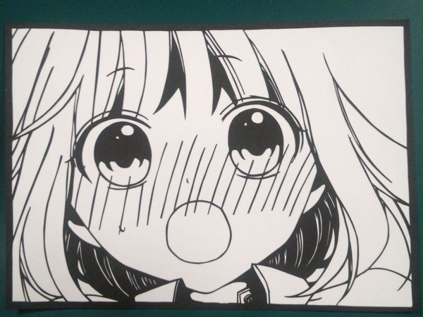 切り絵 都ちゃん