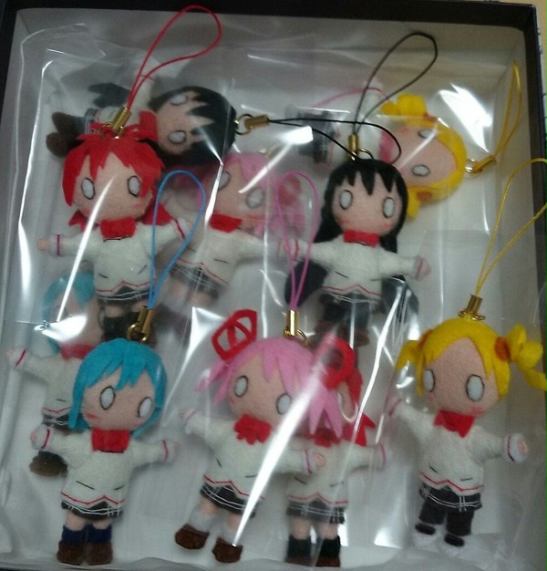 まどかマギカぬいぐるみ　制服5人