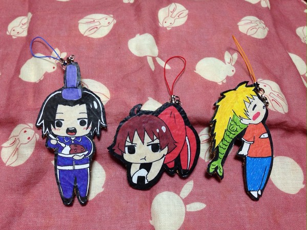 つままれストラップ作ってみました☆