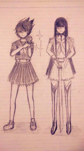 キルラキル落書き