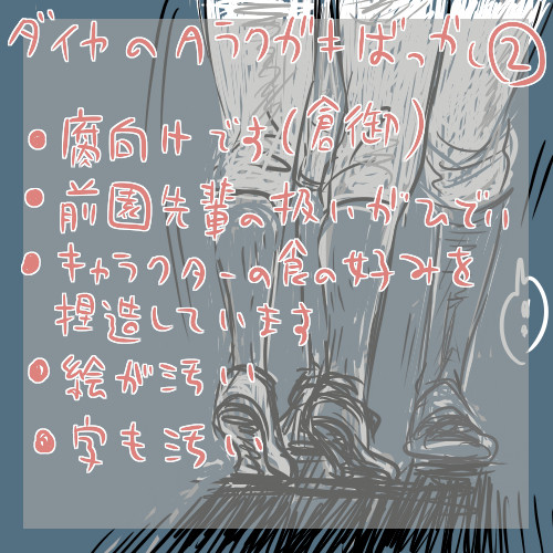 ダイヤのAラクガキその2