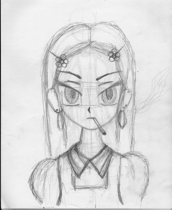 Sketch-Yoshitomo inspired