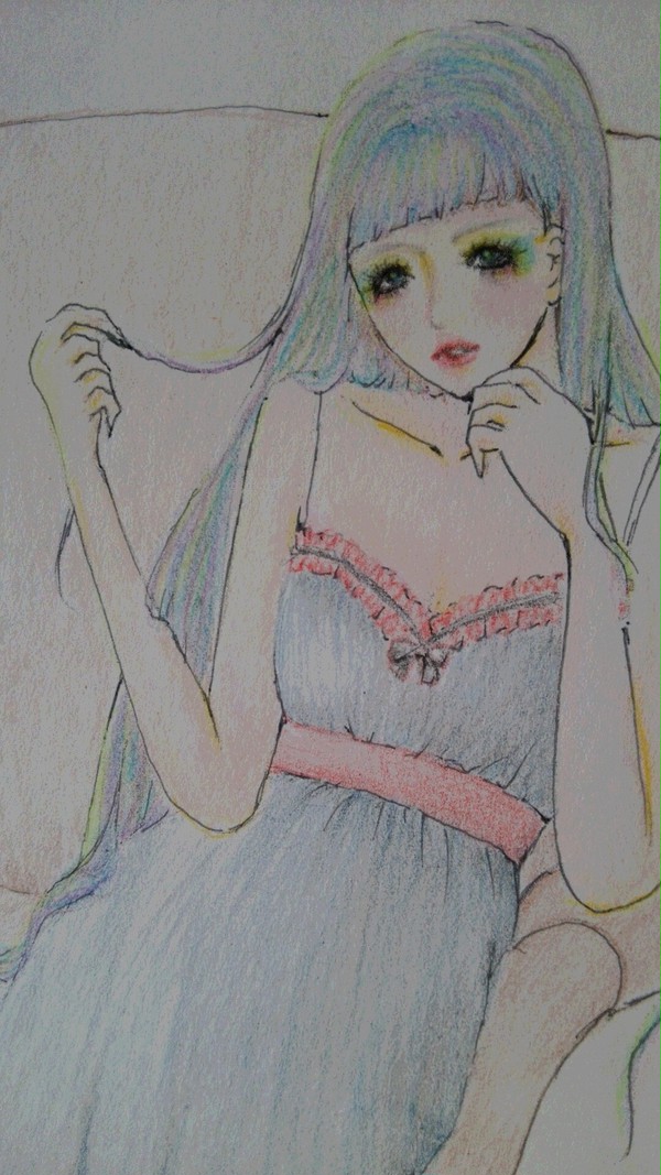 ひと休み。　色塗り１