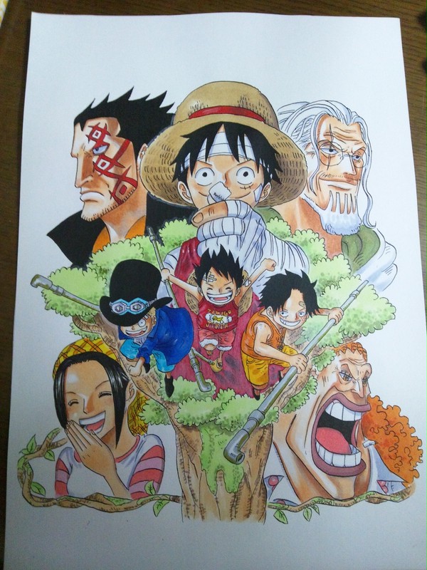 ONEPIECE 60巻模写