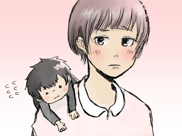 あかねちゃんとちいさい狡噛さん