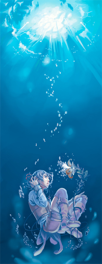 海の中