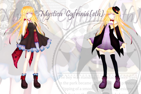 Mystica Cyfriniaeth character