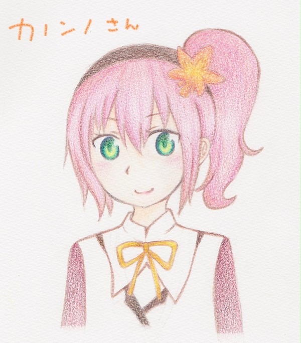 【色鉛筆】かのんのぐらすばれー