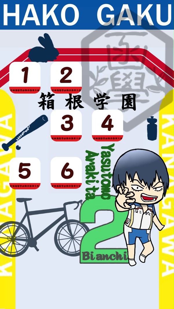 iPhone５用壁紙（荒北）