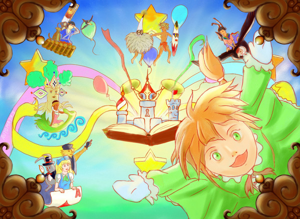 salido del cuento infantil. a i
